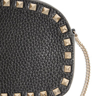 Valentino Garavani Rockstud Leather Mini Bag - Black