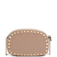 Valentino Garavani Rockstud Leather Mini Bag - Powder