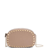 Valentino Garavani Rockstud Leather Mini Bag - Powder