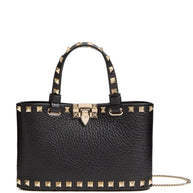 Valentino Garavani Rockstud Leather Mini Bag - Black