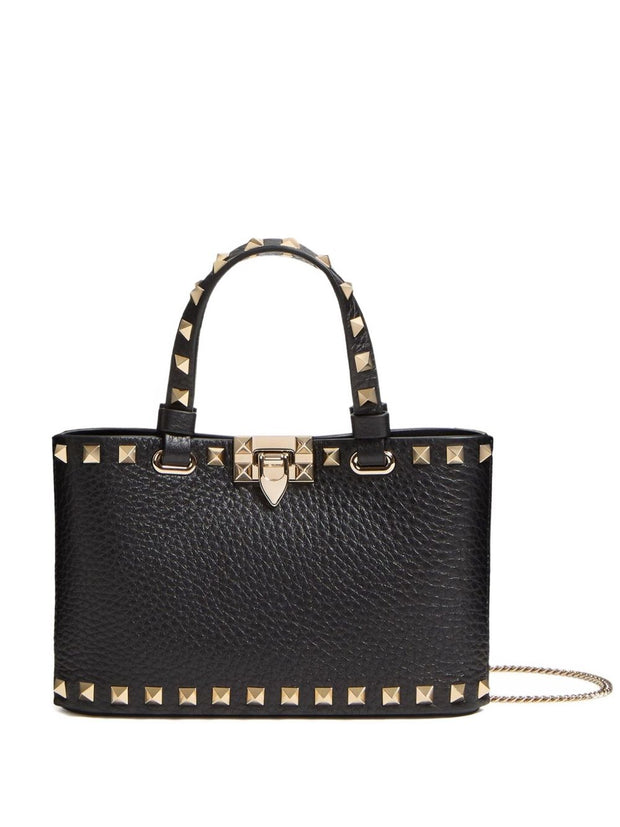 Valentino Garavani Rockstud Leather Mini Bag - Black