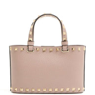 Valentino Garavani Rockstud Leather Mini Bag Powder