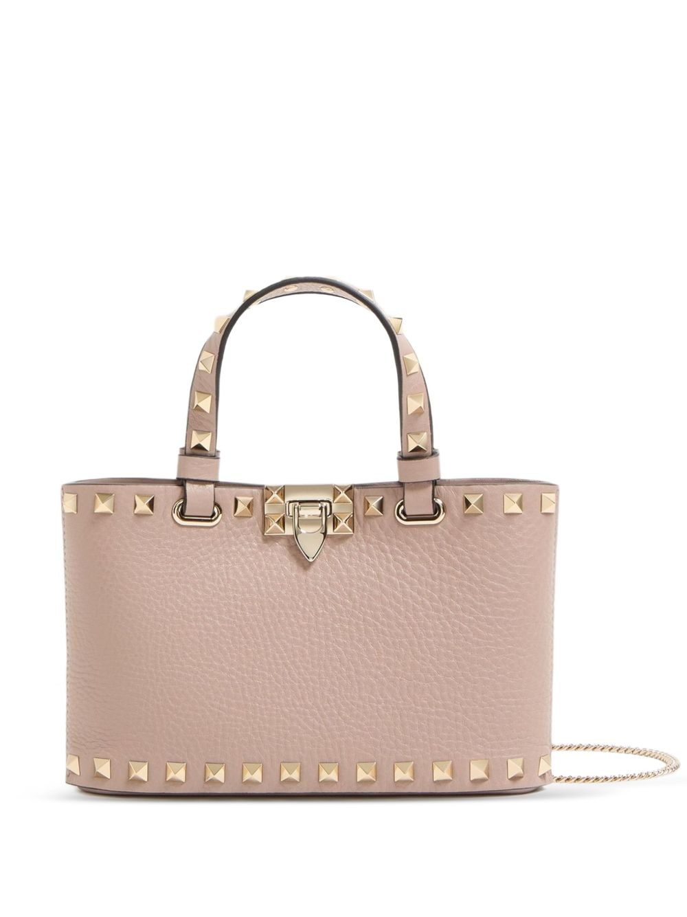 Valentino Garavani Rockstud Leather Mini Bag Powder