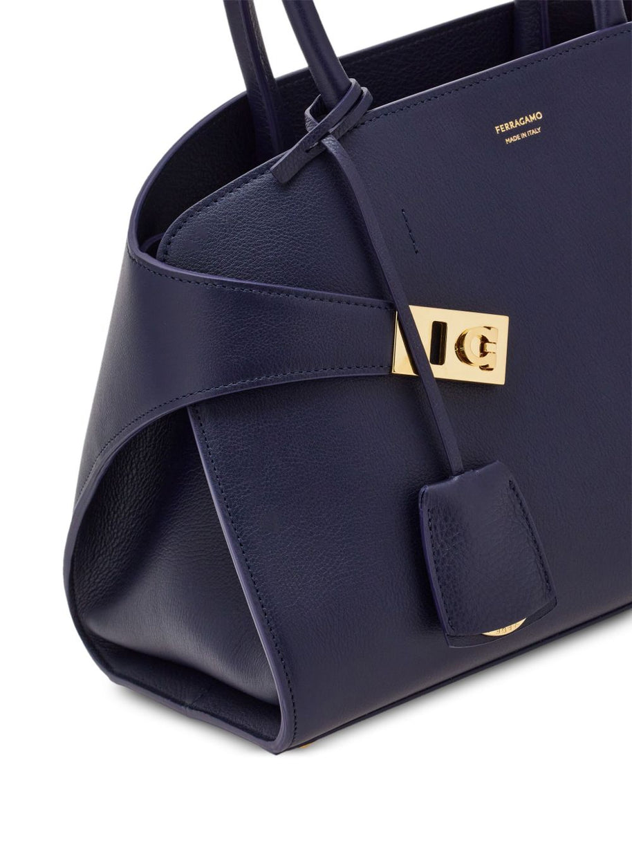 Ferragamo Hug Leather Tote Bag