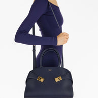 Ferragamo Hug Leather Tote Bag