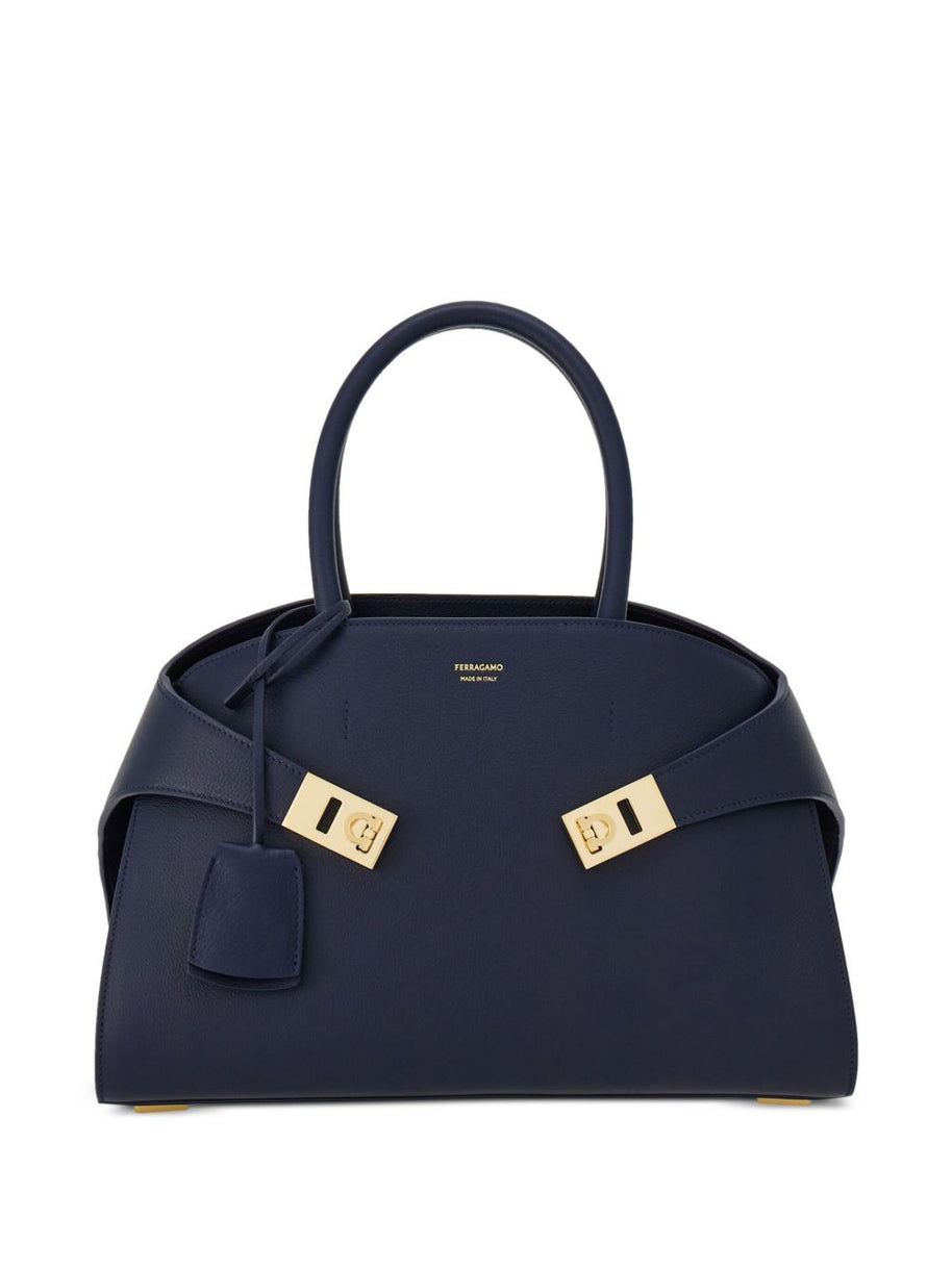 Ferragamo Hug Leather Tote Bag