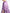 Dolce & Gabbana Maiolica Print Silk Kaftan Purple