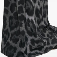 Stella McCartney Leopard Print Flared Jeans - Grey