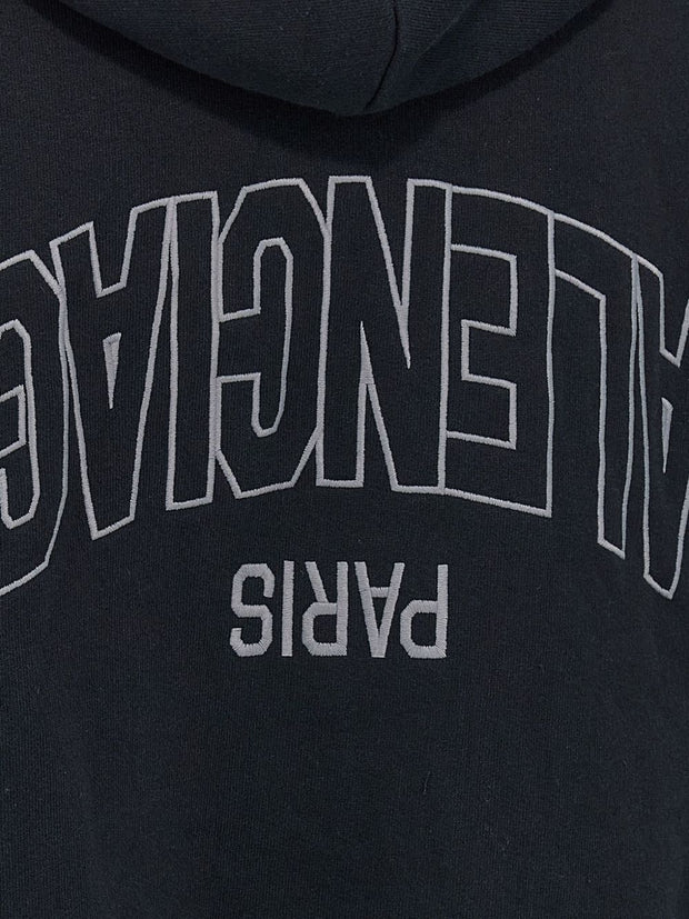 Balenciaga Embroidered Sweatshirt - Black