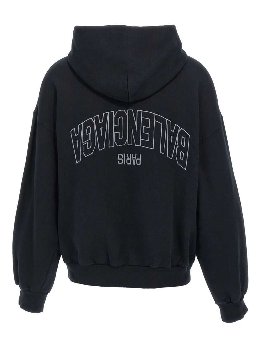 Balenciaga Embroidered Sweatshirt - Black