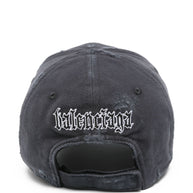 Balenciaga Blackletter Script Baseball Cap - Black