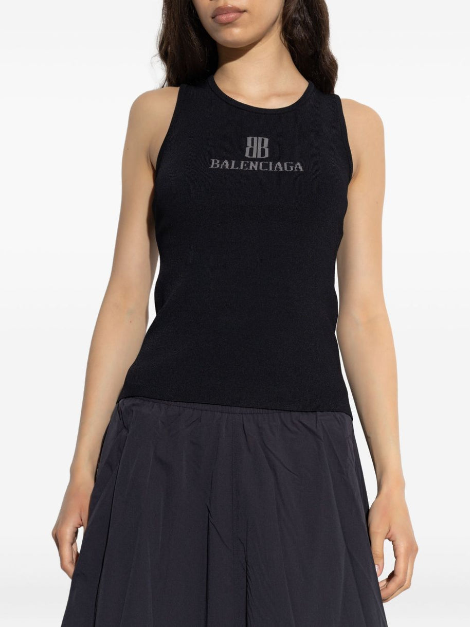 Balenciaga Tank Top - Black