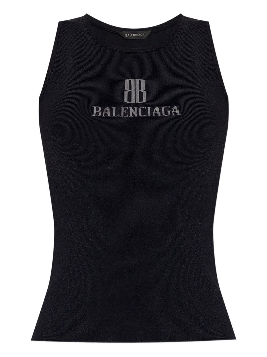 Balenciaga Tank Top - Black