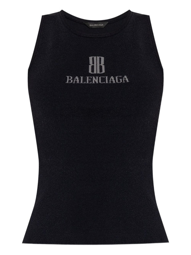 Balenciaga Tank Top - Black
