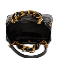Balmain Leather Shopper Bag - Black