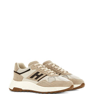 HOGAN PRE Hyperlight Leather Sneakers - Beige