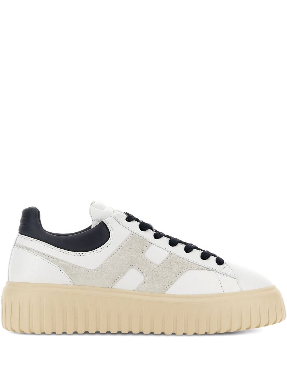 スニーカー HOGAN SS25 (HXW6450FE91 NCS0351) Sneakers Hogan H-Stripes WHITE, SILVER for Woman