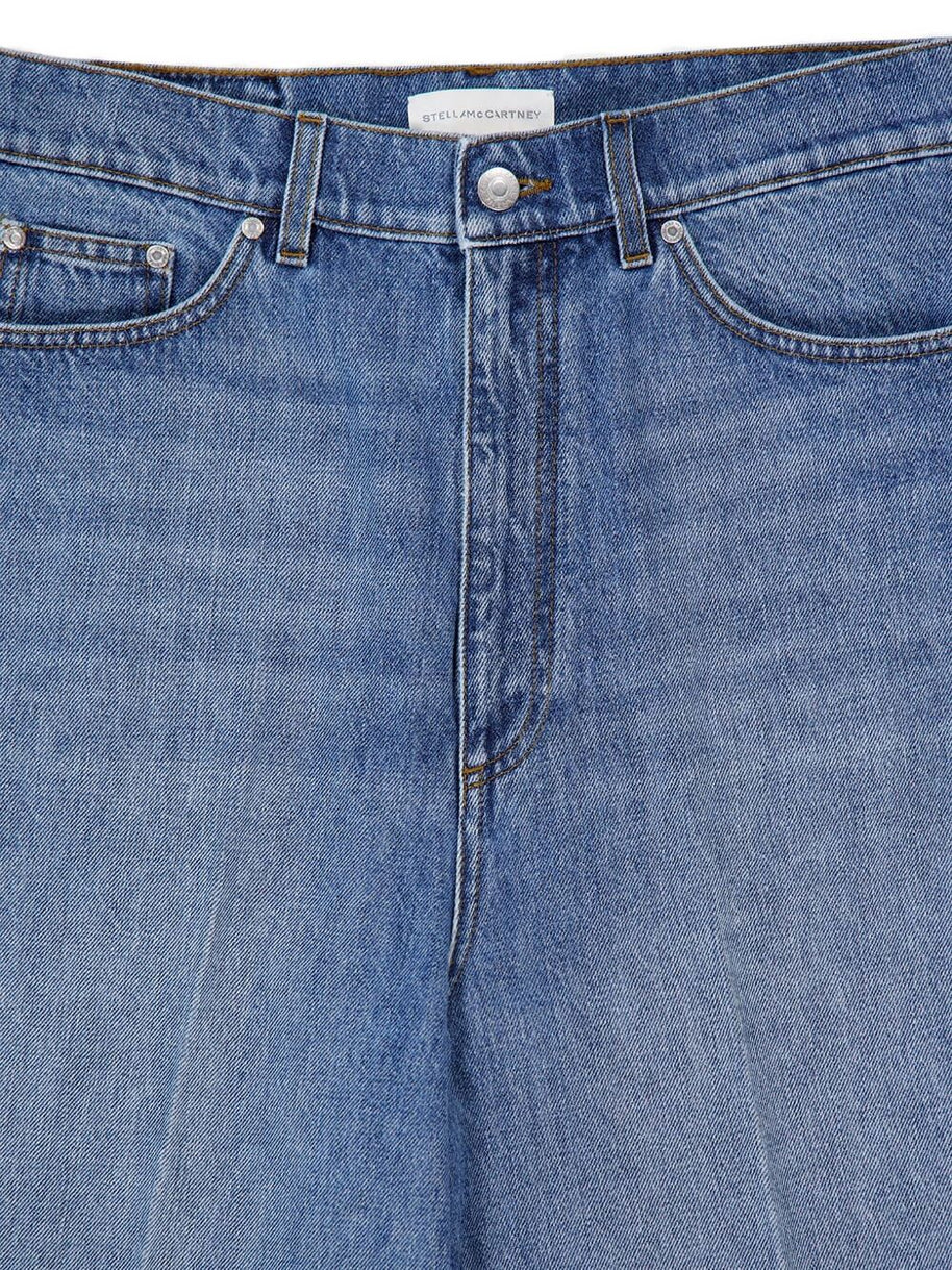 Stella McCartney Wide Leg Denim Jeans Blue
