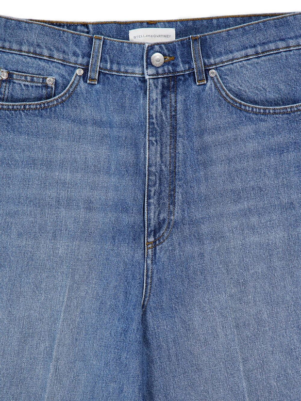 Stella McCartney Wide Leg Denim Jeans Blue