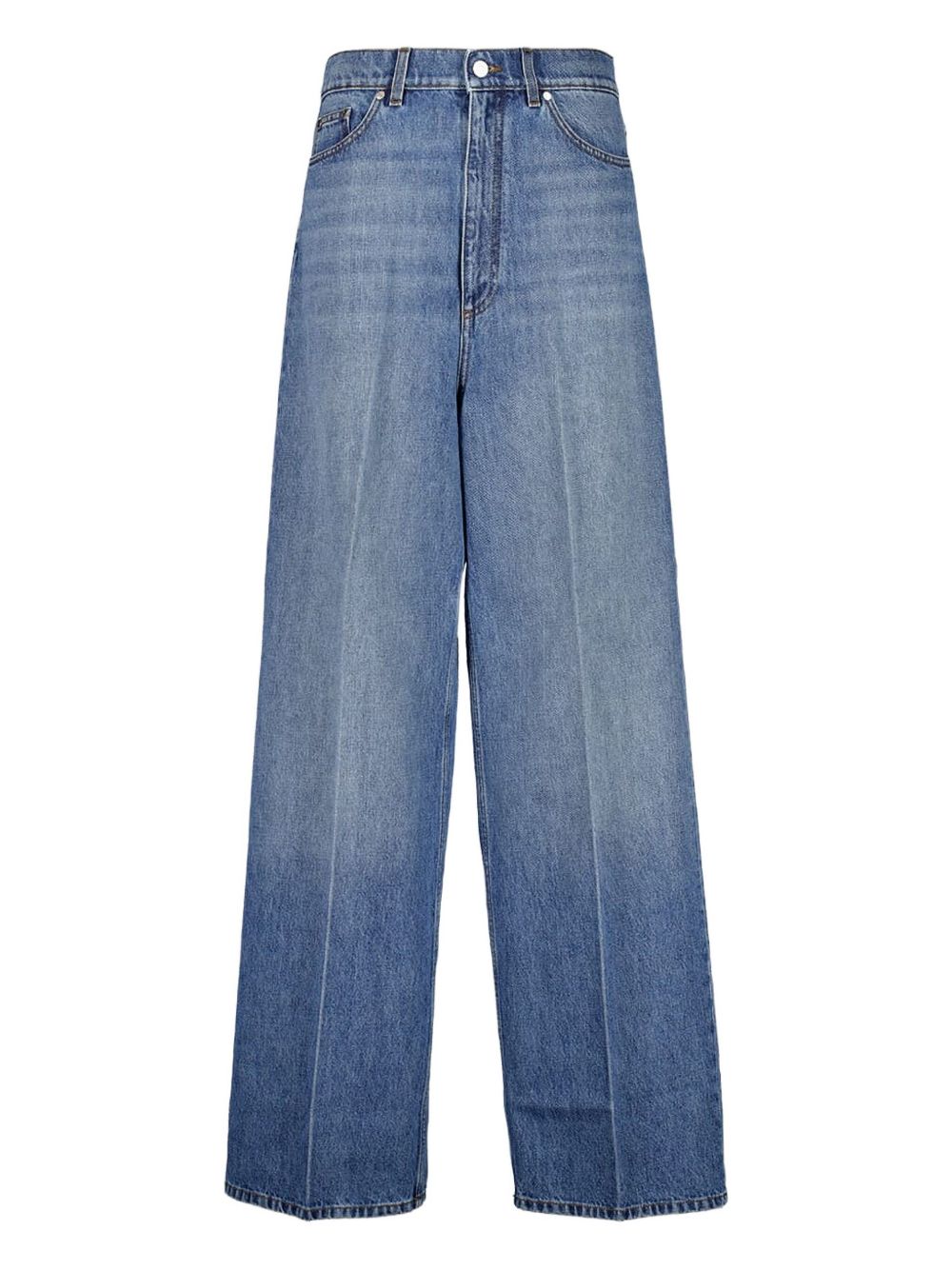 Stella McCartney Wide Leg Denim Jeans Blue