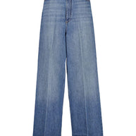 Stella McCartney Wide Leg Denim Jeans Blue