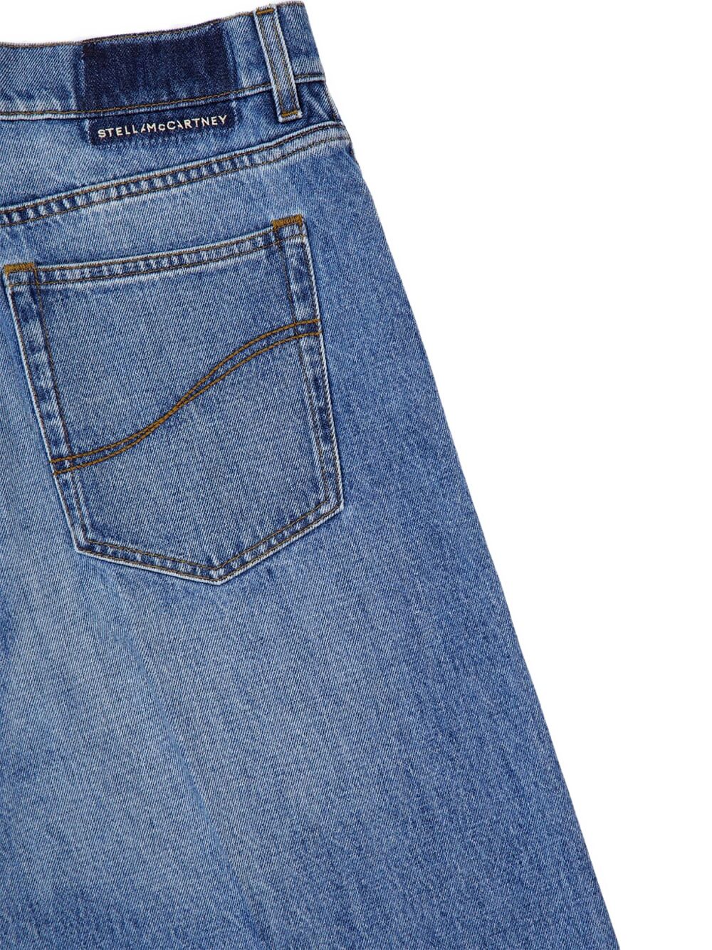 Stella McCartney Wide Leg Denim Jeans Blue
