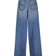 Stella McCartney Wide Leg Denim Jeans Blue