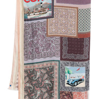 Pierre Louis Mascia Silk Printed Scarf - Lilac