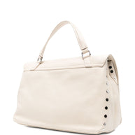 Zanellato Postina Daily Medium Leather Handbag - Beige