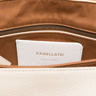 Zanellato Postina Daily Medium Leather Handbag - Beige