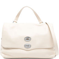 Zanellato Postina Daily Medium Leather Handbag - Beige