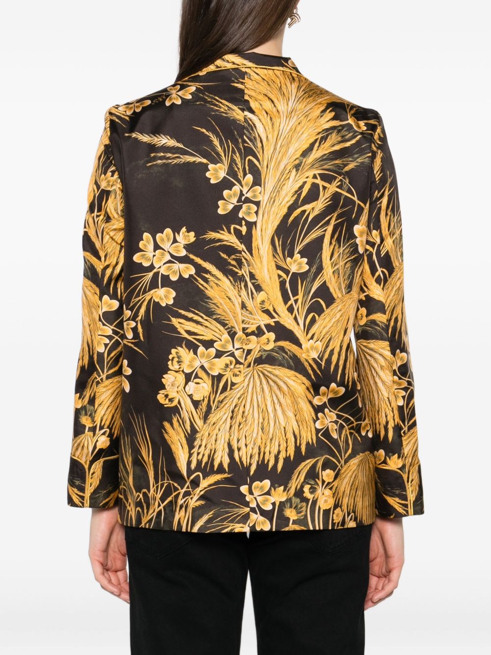 F.R.S . Printed Silk Shirt - Yellow