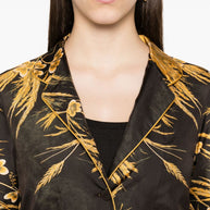 F.R.S . Printed Silk Shirt - Yellow