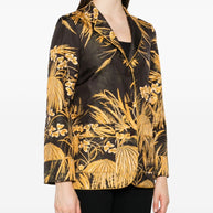 F.R.S . Printed Silk Shirt - Yellow