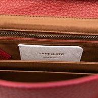 Zanellato Dotta Centauro Small Leather Handbag - Red