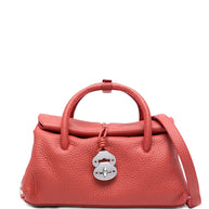 Zanellato Dotta Centauro Small Leather Handbag - Red