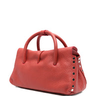 Zanellato Dotta Centauro Small Leather Handbag - Red