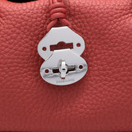 Zanellato Dotta Centauro Small Leather Handbag - Red