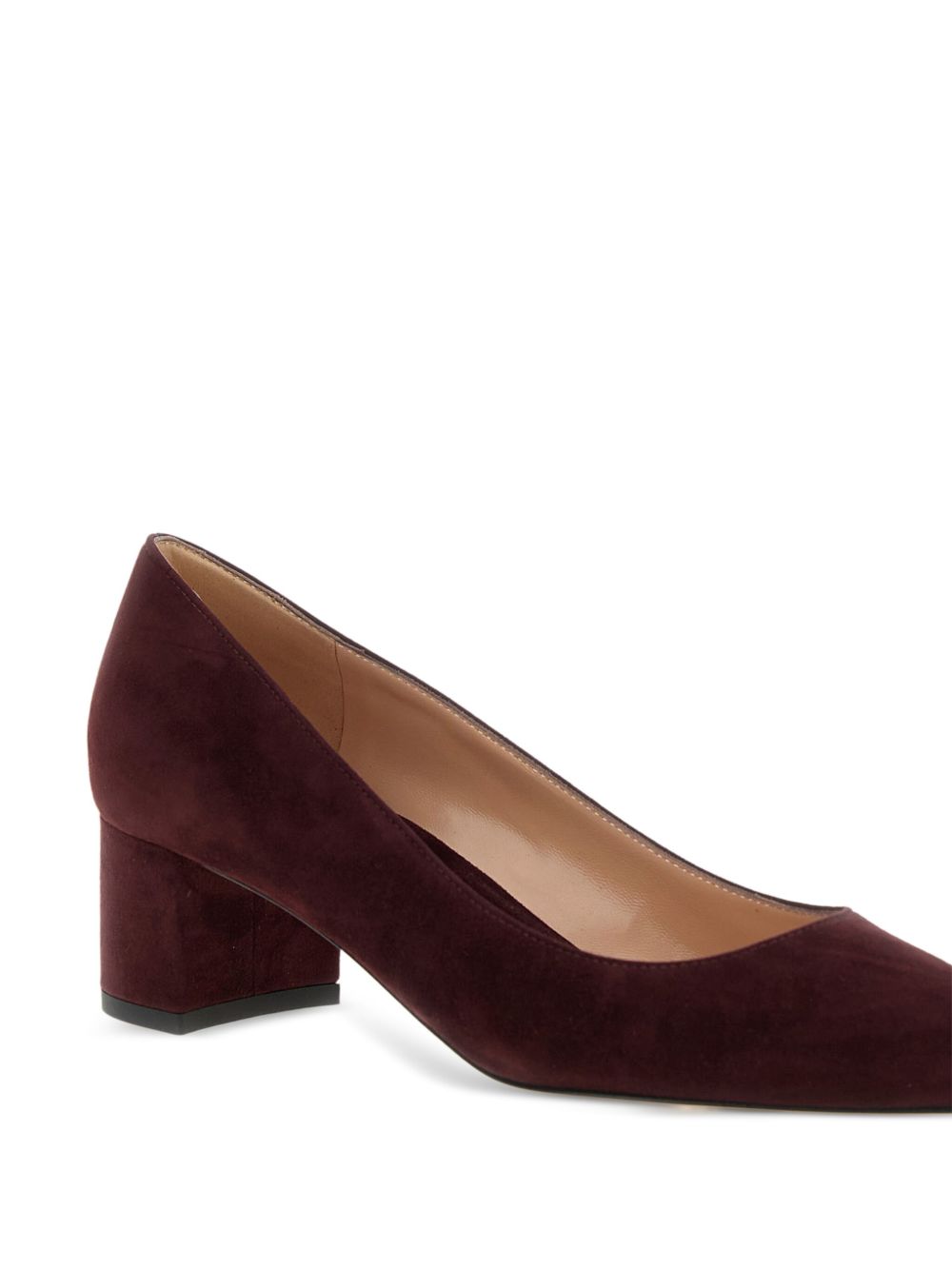 Gianvito Rossi Piper Suede Leather Pumps Bordeaux