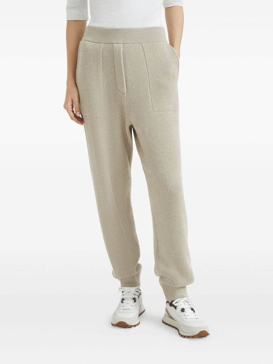 Brunello Cucinelli Cashmere Trousers - Beige