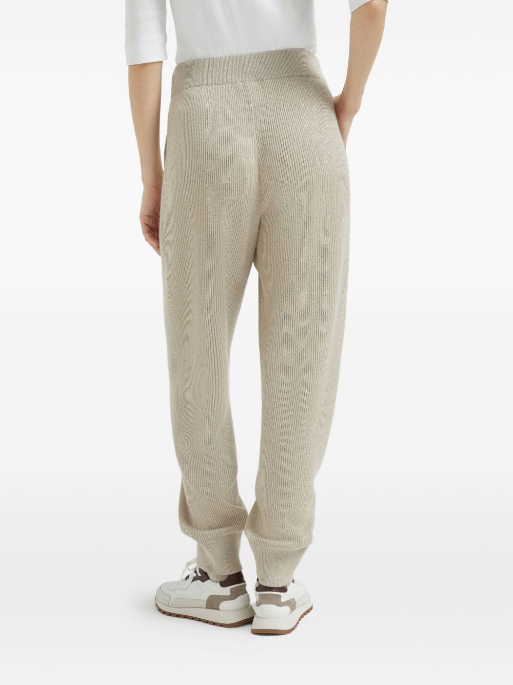 Brunello Cucinelli Cashmere Trousers - Beige