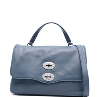 Zanellato Postina Daily Small Leather Handbag - Blue