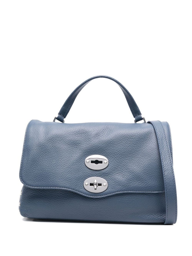 Zanellato Postina Daily Small Leather Handbag - Blue