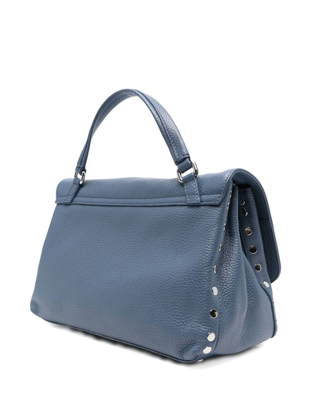 Zanellato Postina Daily Small Leather Handbag - Blue