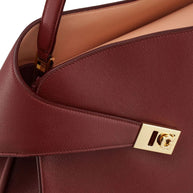 Ferragamo Hug Medium Leather Tote Bag - Brown
