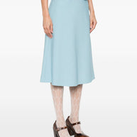 Valentino Midi Skirt - Clear Blue