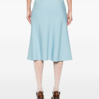 Valentino Midi Skirt - Clear Blue