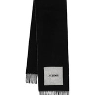 JACQUEMUS L'Echarpe Jacquemus Scarf - Black