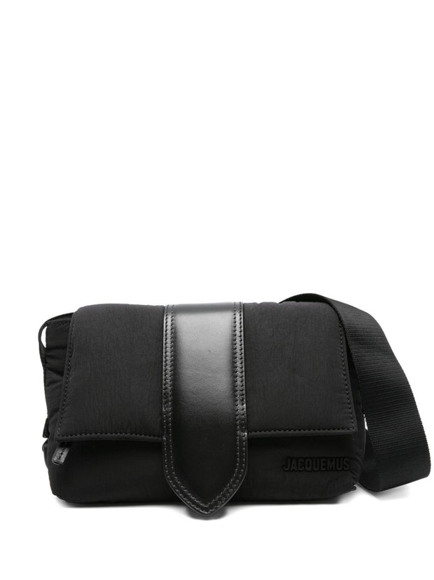 JACQUEMUS Le Petit Messenger Crossbody Bag - Black