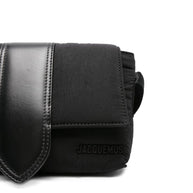 JACQUEMUS Le Petit Messenger Crossbody Bag - Black